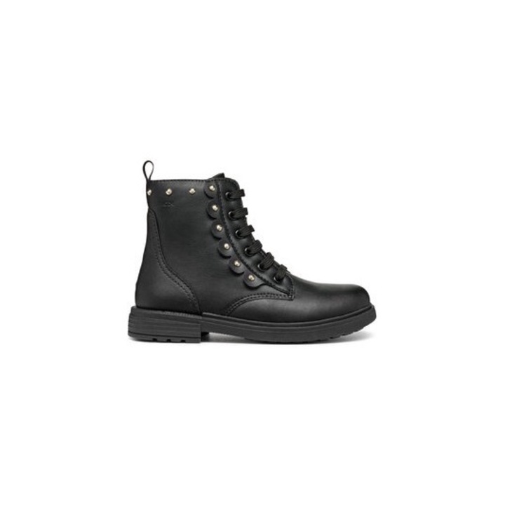 Ghete dama Geox, 305025777, Piele ecologica, Negru, Negru