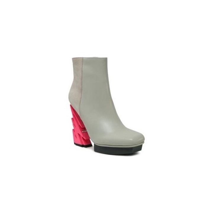 Ghete dama United Nude, 303085476, Piele naturala, 41 EU, Alb