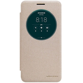 Husa de protectie telefon mobil Book Sparkle compatibila cu Asus ZenFone GO ZC500TG, Auriu Husa de protectie telefon mobil Book Sparkle compatibila cu Asus ZenFone GO ZC500TG, Auriu