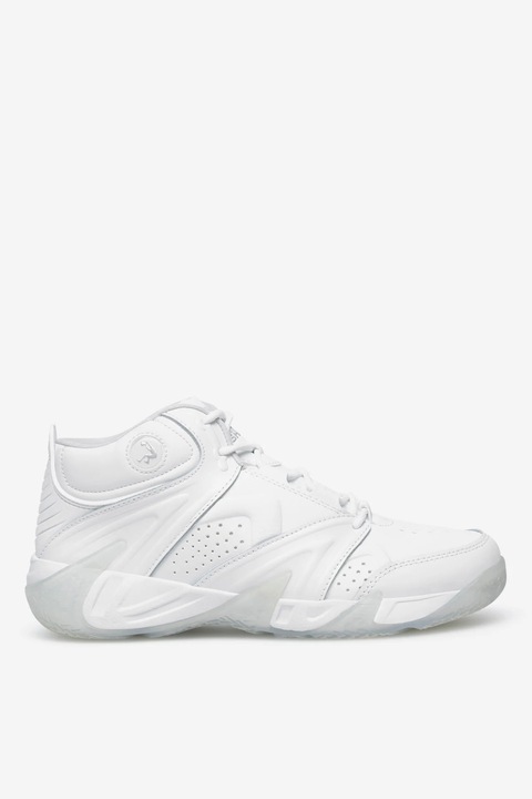 Pantofi sport barbati Shaq, 5905588609940, Piele naturala, Alb, Alb