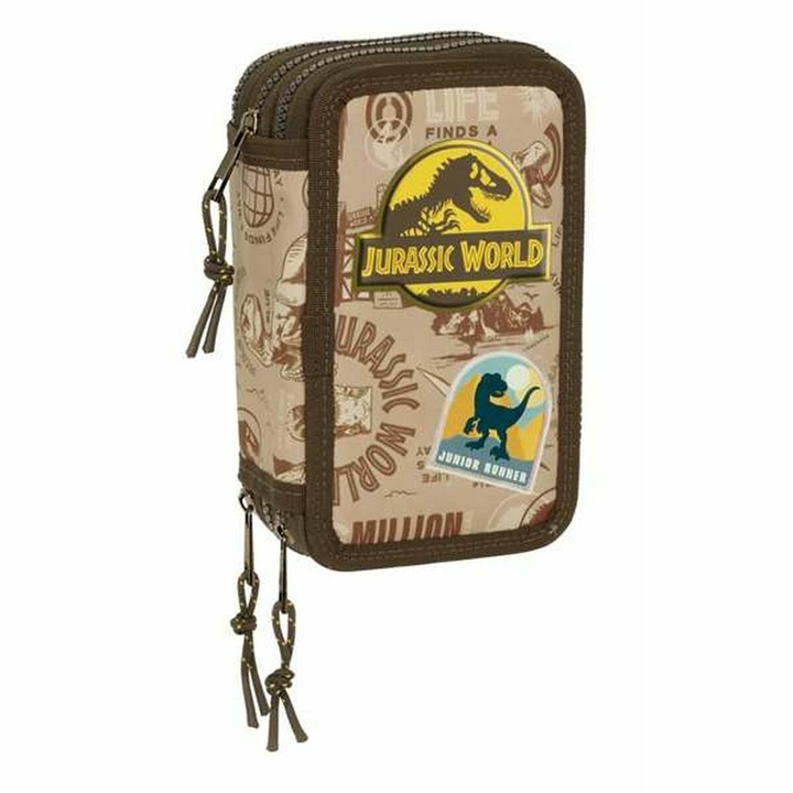 Penar set Jurassic World, 37 piese, 12,5x19,5x5,5 cm, maro
