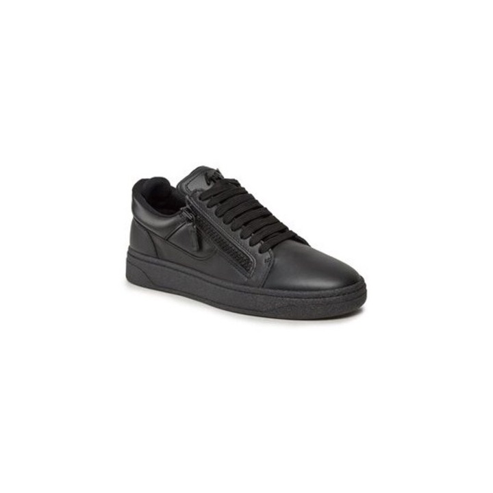 Pantofi sport barbati Giuseppe Zanotti, 303254575, Piele naturala, Negru, Negru