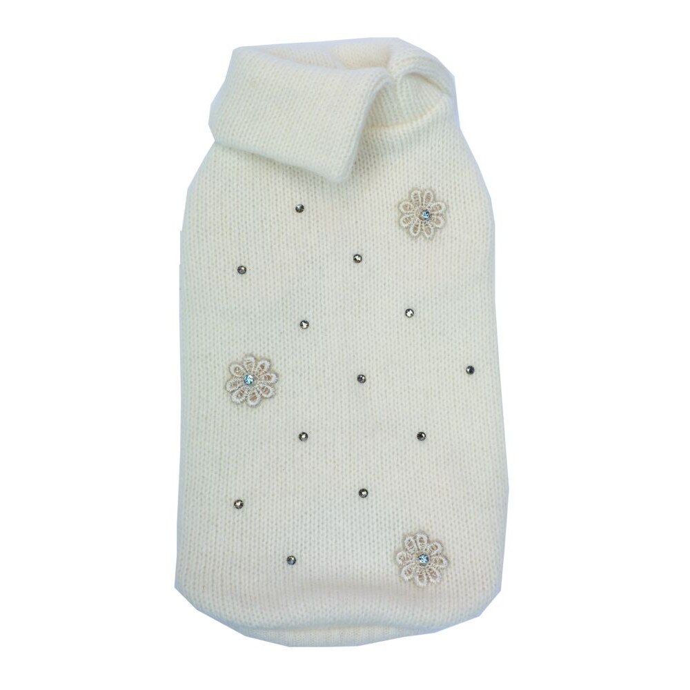 Pulover elegant caini - Floraine - XS