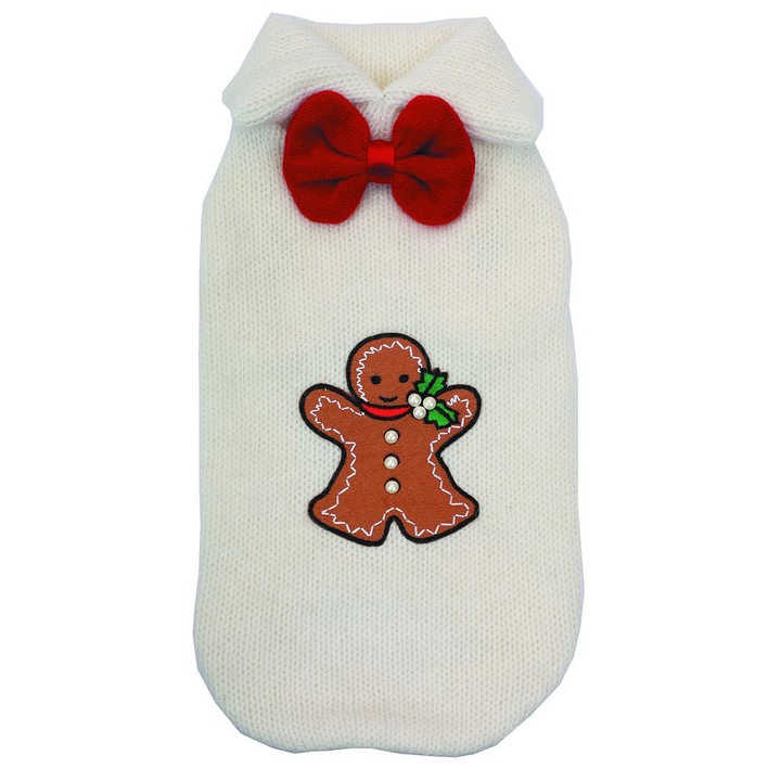Pulover pentru caini - Ginger Bread Man - S