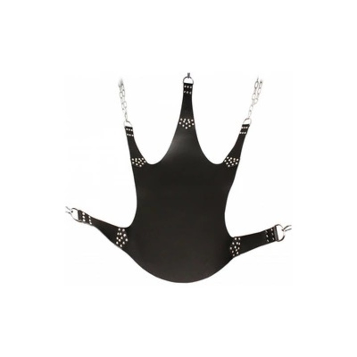 Curea din piele, Mr. Sling, model Ta lina, 5 puncte de suspendare, 113x122cm, grosime 3mm