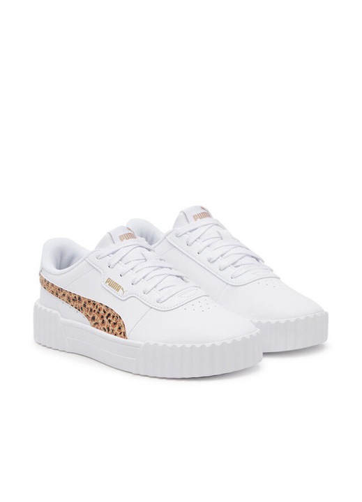 Pantofi sport dama Puma, 304560521, Piele ecologica, 38.5 EU, Alb