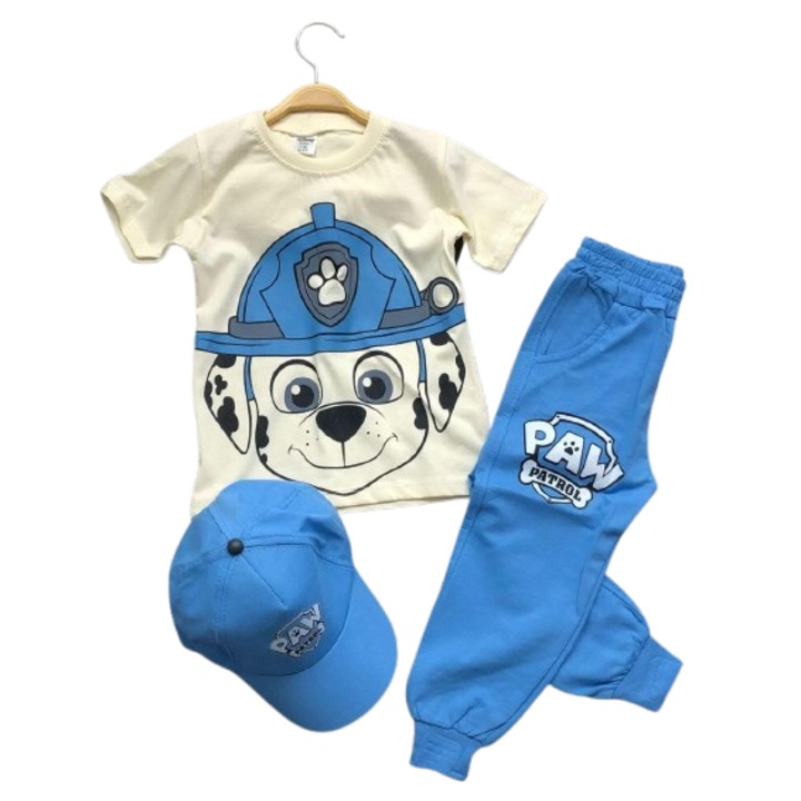 Детски комплект Paw Patrol, за момче, сантиметри, Бял/Син