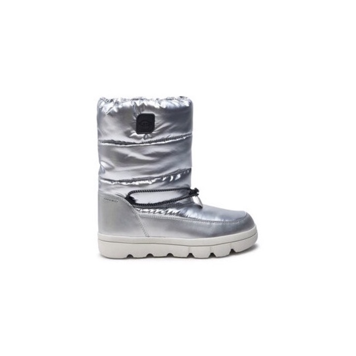 Ghete dama Geox, 304072338, Piele ecologica, Gri, Gri