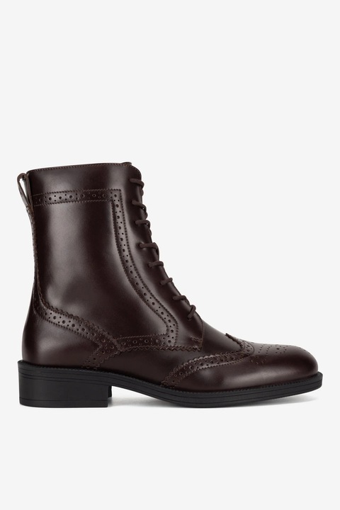Ghete dama Gino Rossi, 5905588827320, Piele naturala, Rosu, Rosu