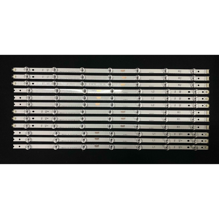 Set barete LG 55" - 6 barete x 14 leduri - 12 barete x 7 leduri - 3V - 1135mm - 3R1+3L1+3R2+3L2