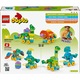 LEGO® DUPLO® - 3 az 1-ben guruló dinók 10451, 108 db