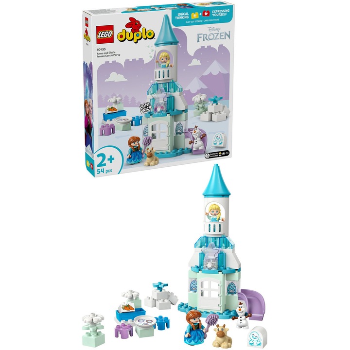 LEGO® DUPLO® Disney - Petrecerea de la castelul Elsei din Regatul de gheata 10455, 54 piese