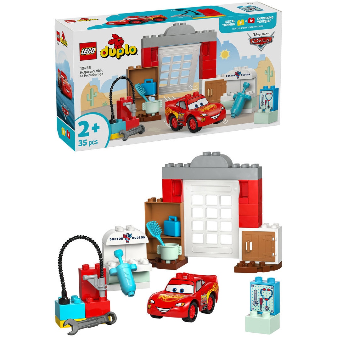 LEGO® DUPLO® Disney - Vizita lui McQueen la garajul lui Doc 10456, 35 piese