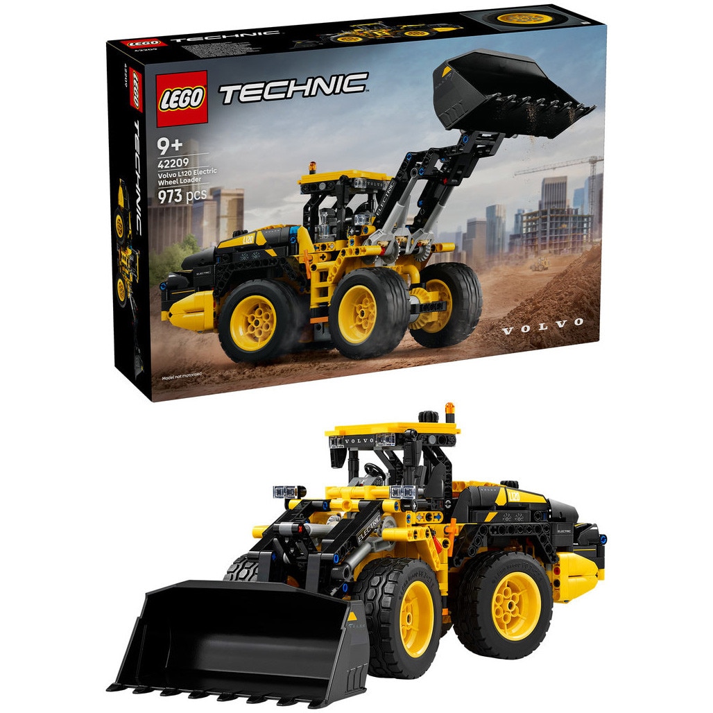 LEGO® Technic - Incarcator frontal Volvo L120 Electric 42209, 973 piese