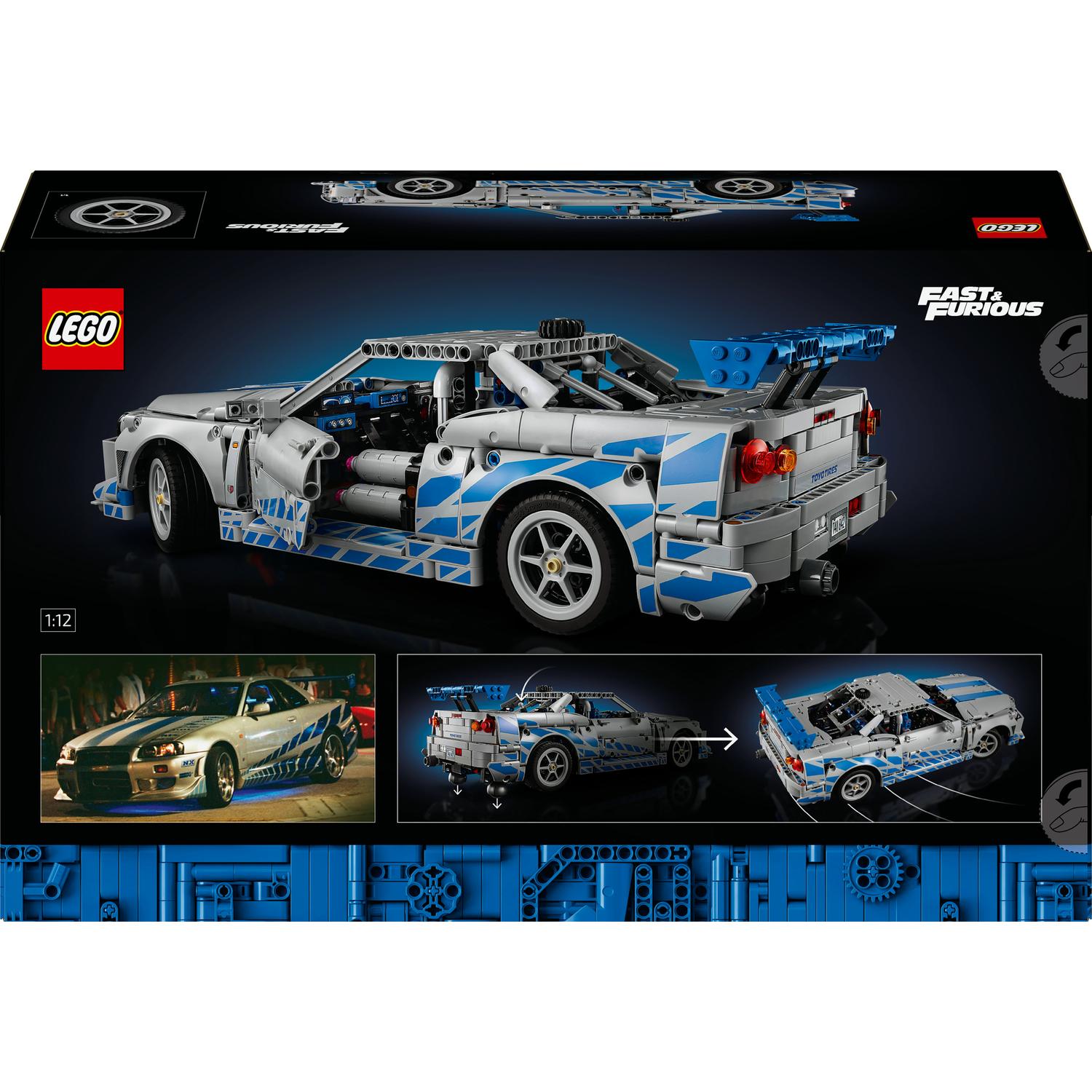 LEGO® Technic - Masina Nissan Skyline GT-R (R34) din Mai furios