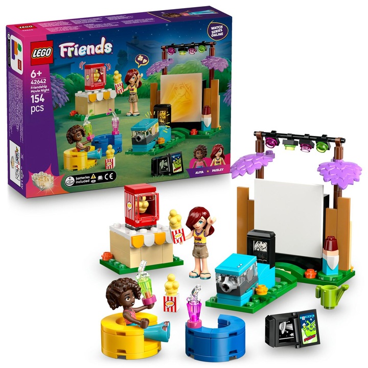 LEGO® Friends - Филмова вечер на приятелството 42642, 154 части
