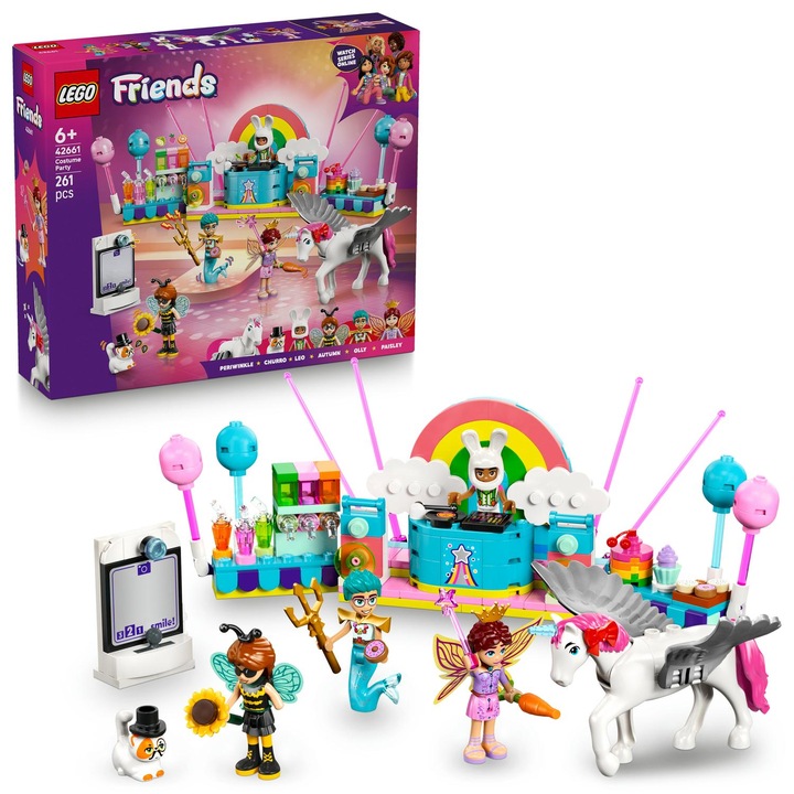 LEGO® Friends - Маскарад с еднорог и фея 42661, 261 части