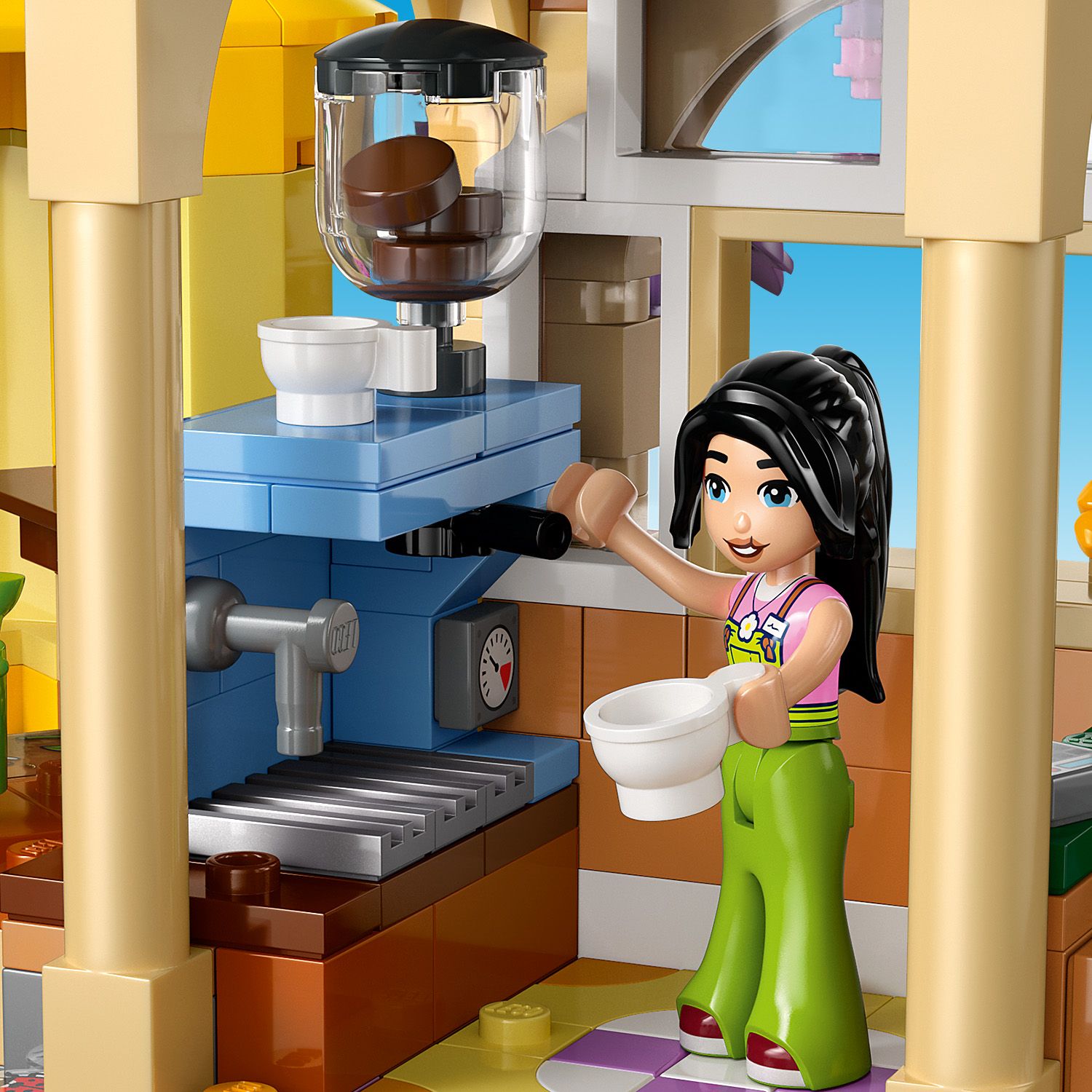 LEGO® Friends - Cafenea cu multe plante si florarie 42671, 1138