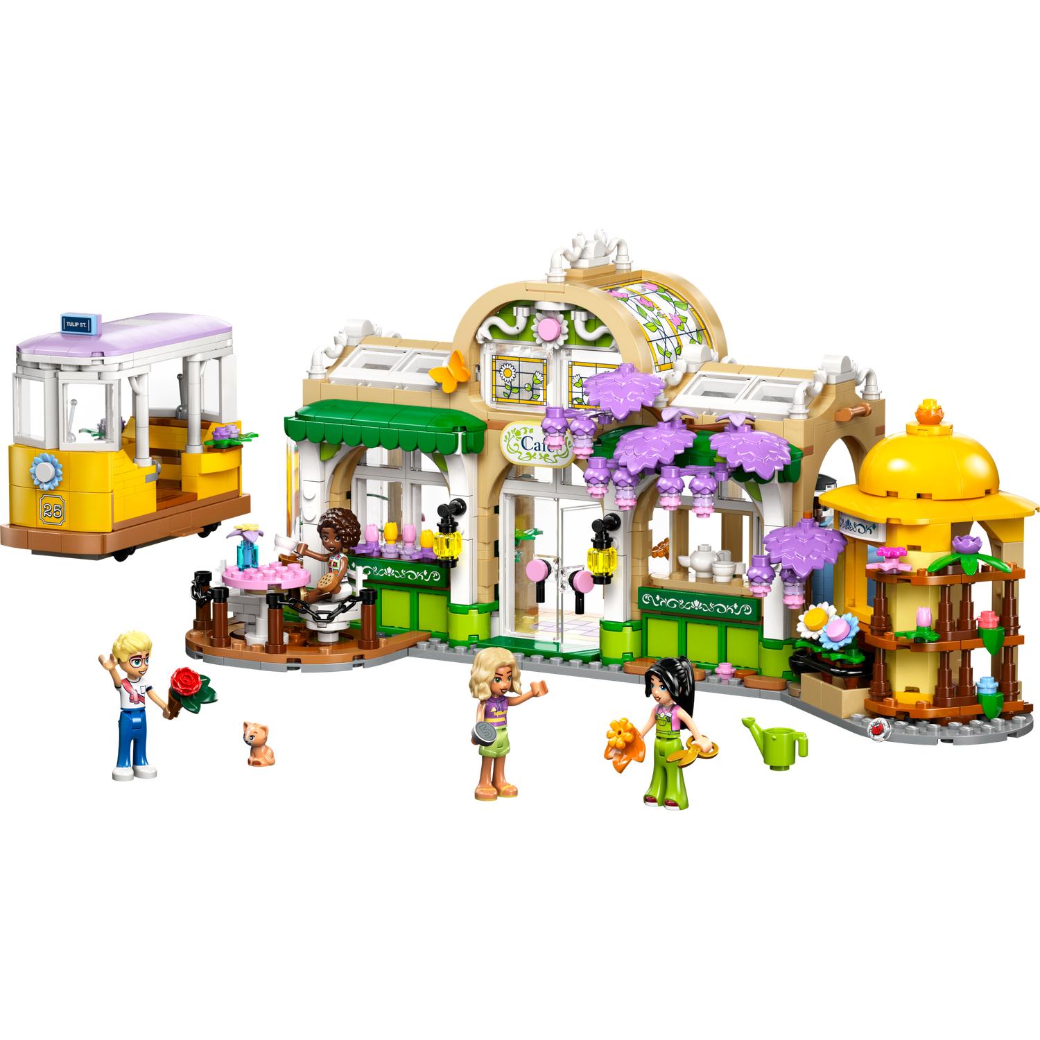 LEGO® Friends - Cafenea cu multe plante si florarie 42671, 1138