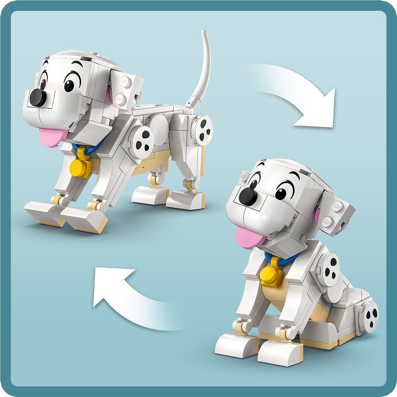 スリーモンキーマミー LEGO® Disney - Catelusii Lucky si Penny din 101 dalmatieni 43271