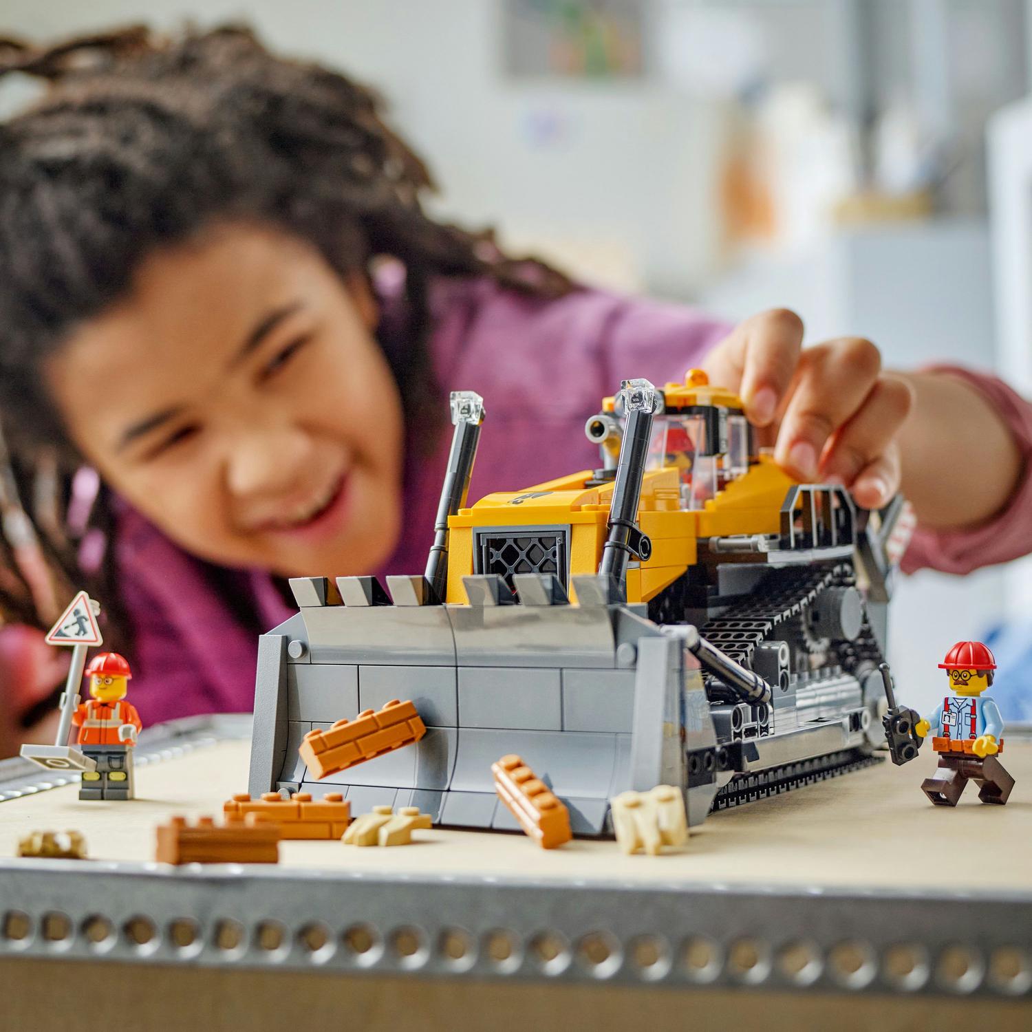LEGO® City - Buldozer galben 60466, 682 piese - eMAG.ro