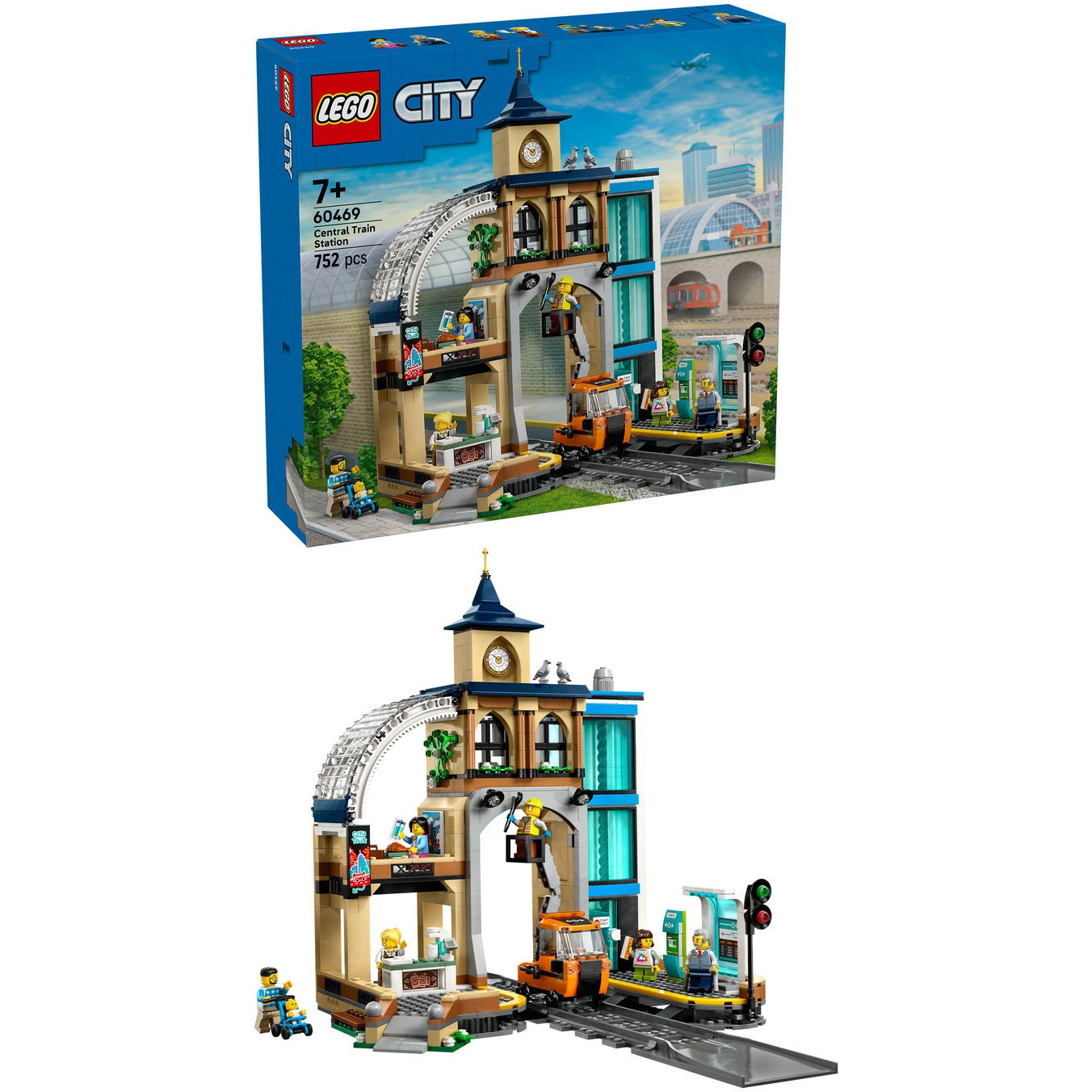 LEGO® City - Gara centrala 60469, 752 piese