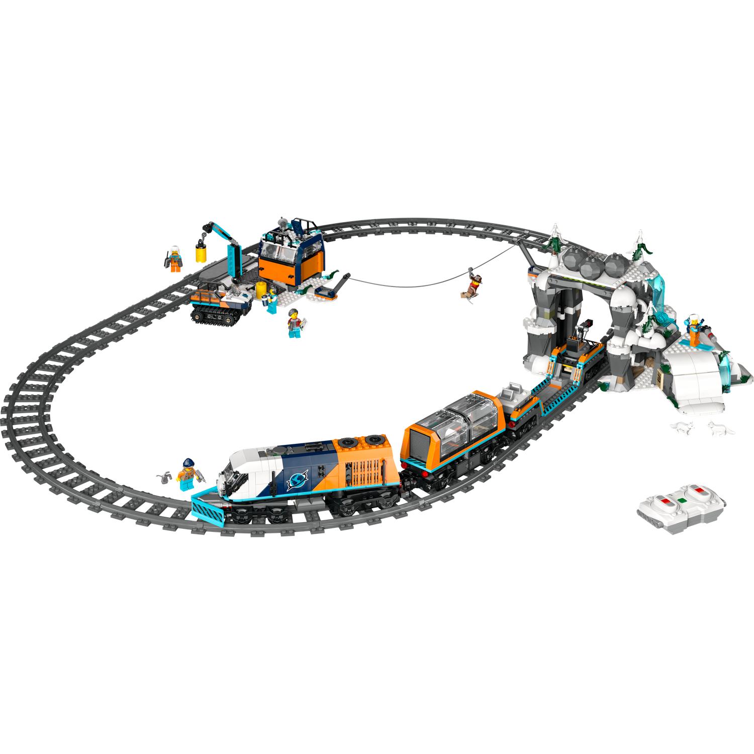 LEGO® City - Trenul expres al exploratorilor spre Polul Arctic