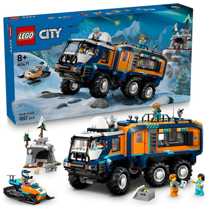 LEGO® City - Камион с научна лаборатория на арктическите изследователи 60471, 1064 части