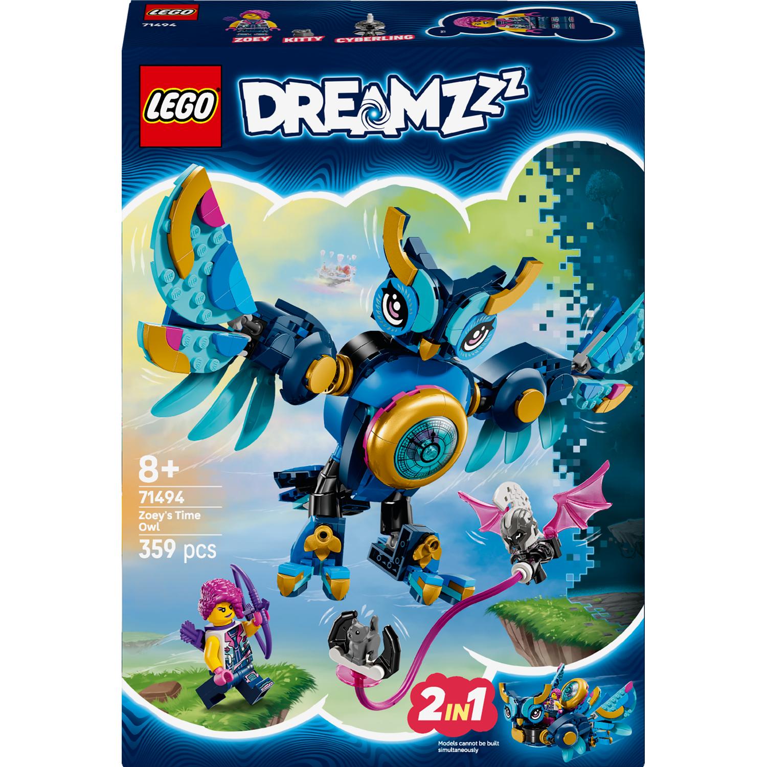 その他 coaesetoys omen totem 14loser blue LEGO® DREAMZzz™ - Bufnita timpului a lui Zoey 71494, 359 piese