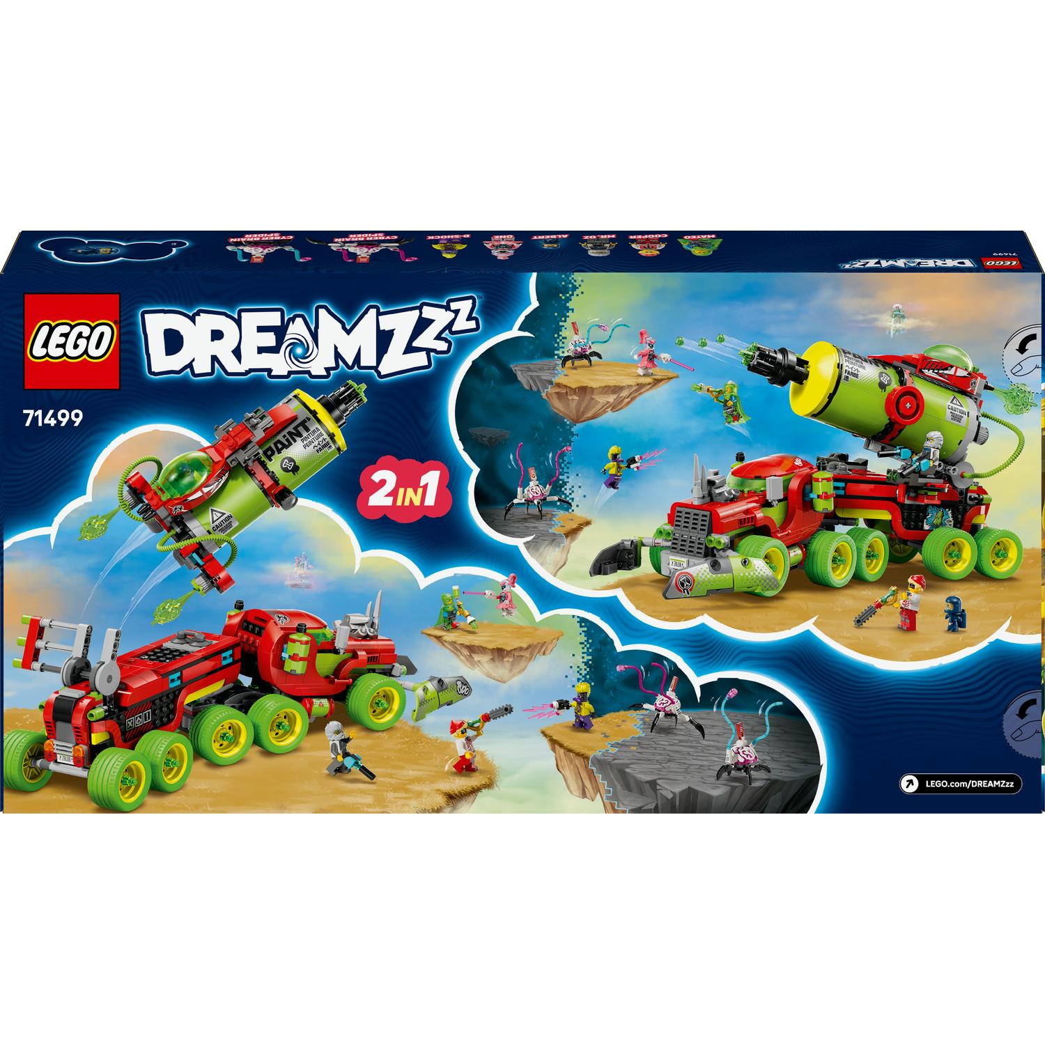 LEGO® DREAMZzz™ - Camionul de vopsea spray al lui Mateo 71499, 929