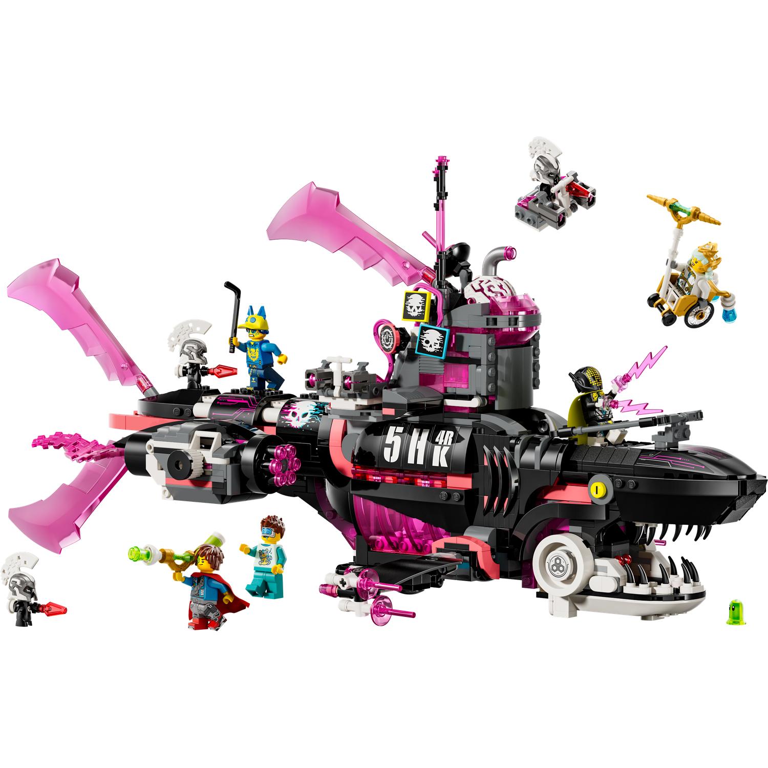 LEGO® DREAMZzz™ - Submarin-rechin de cosmar 71500, 1413 piese