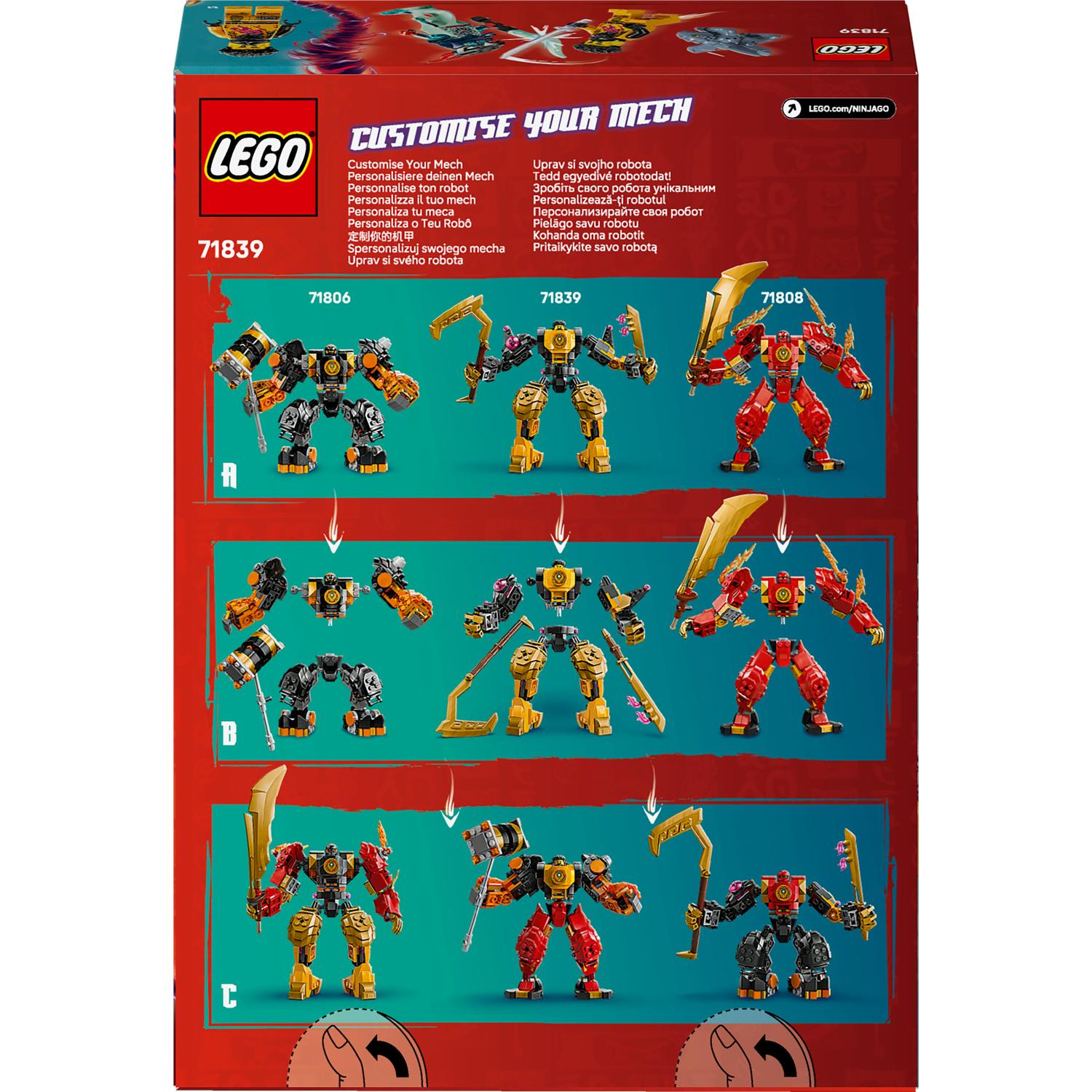 LEGO® NINJAGO® - Robotul de lupta Spinjitzu al lui Arin