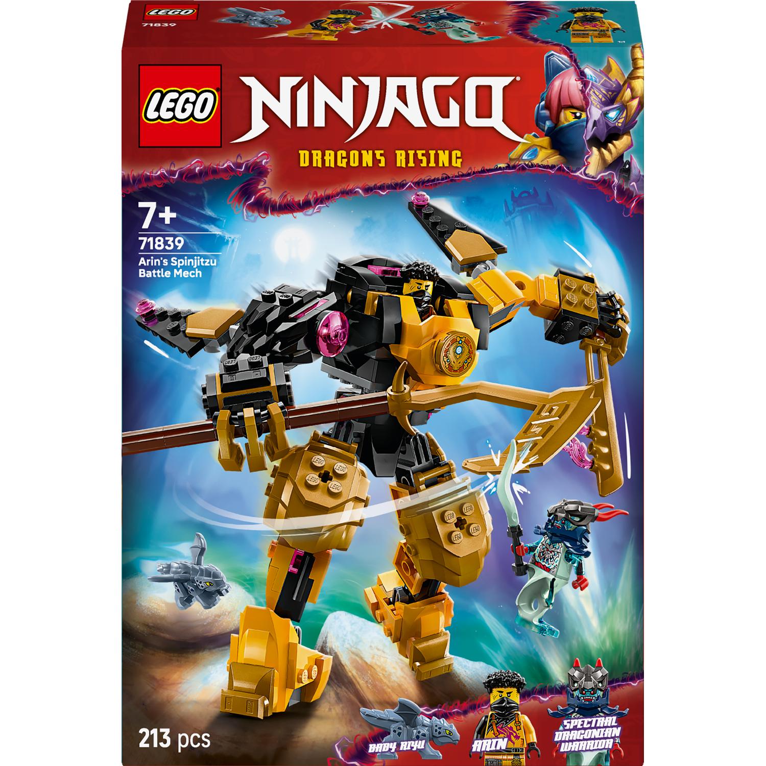 ⭐rii2828⭐ LEGO® NINJAGO® - Robotul de lupta Spinjitzu al lui Arin