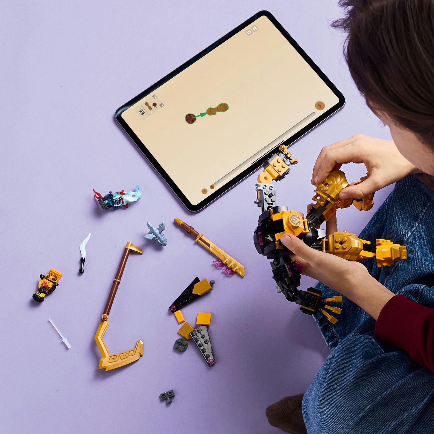 ⭐rii2828⭐ LEGO® NINJAGO® - Robotul de lupta Spinjitzu al lui Arin