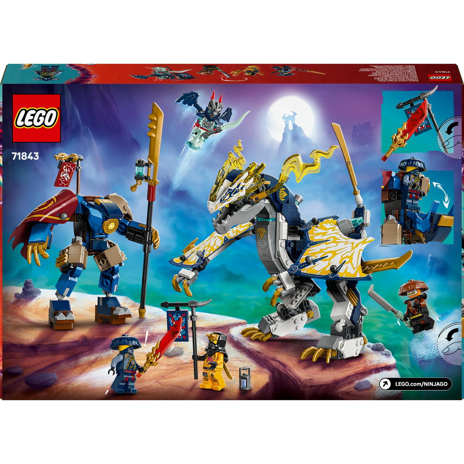 LEGO® NINJAGO® - Robotul calaret de dragon al lui Rogue 71843, 584