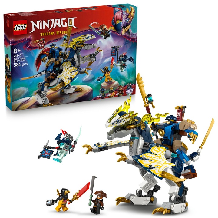LEGO® NINJAGO® - Робот драконов ездач на Разбойник 71843, 584 части