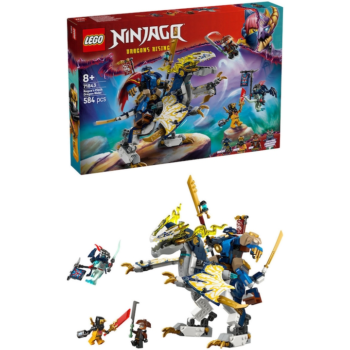 LEGO® NINJAGO® - Робот драконов ездач на Разбойник 71843, 584 части