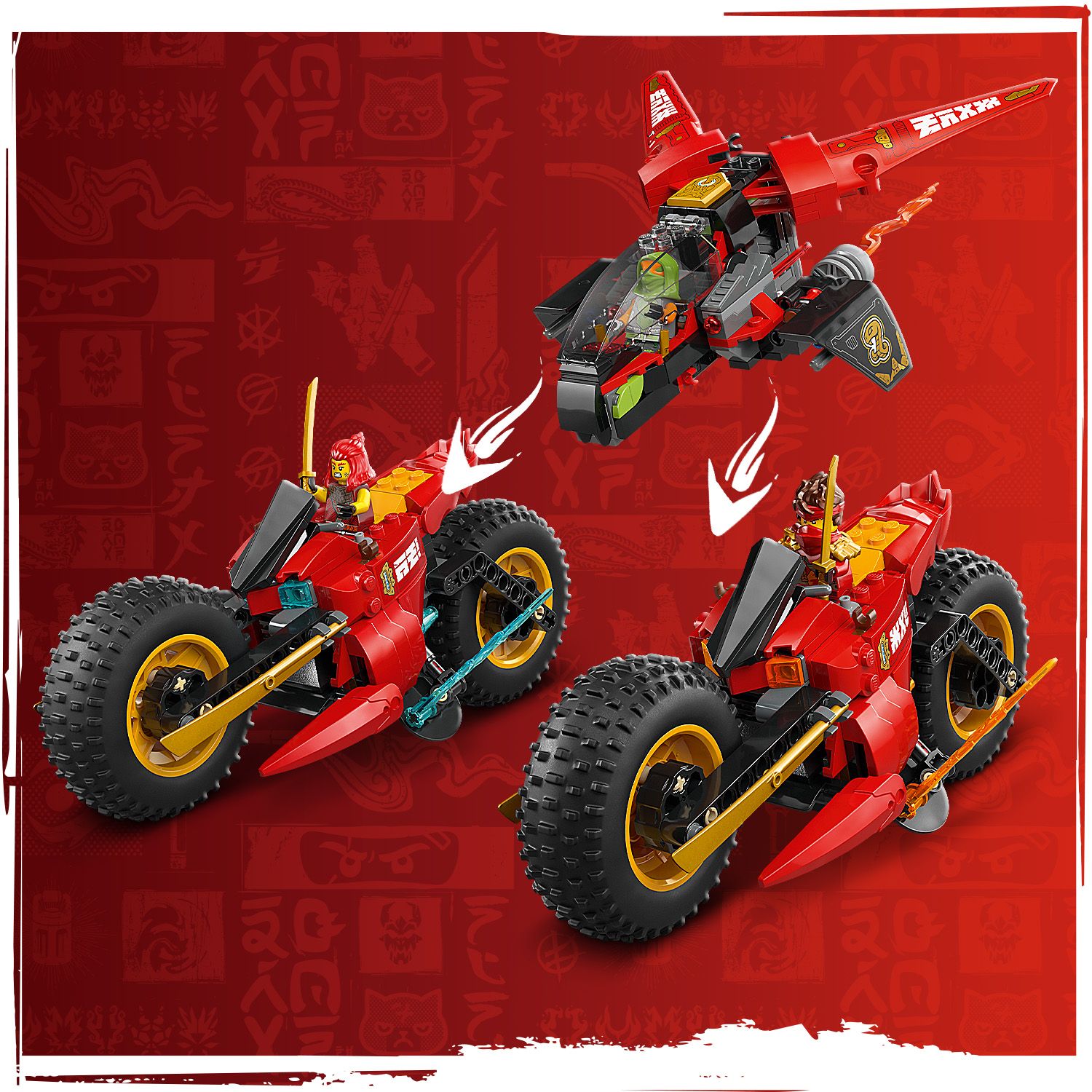 LEGO® NINJAGO® - Vehicul de lupta ninja 71844, 561 piese - eMAG.ro