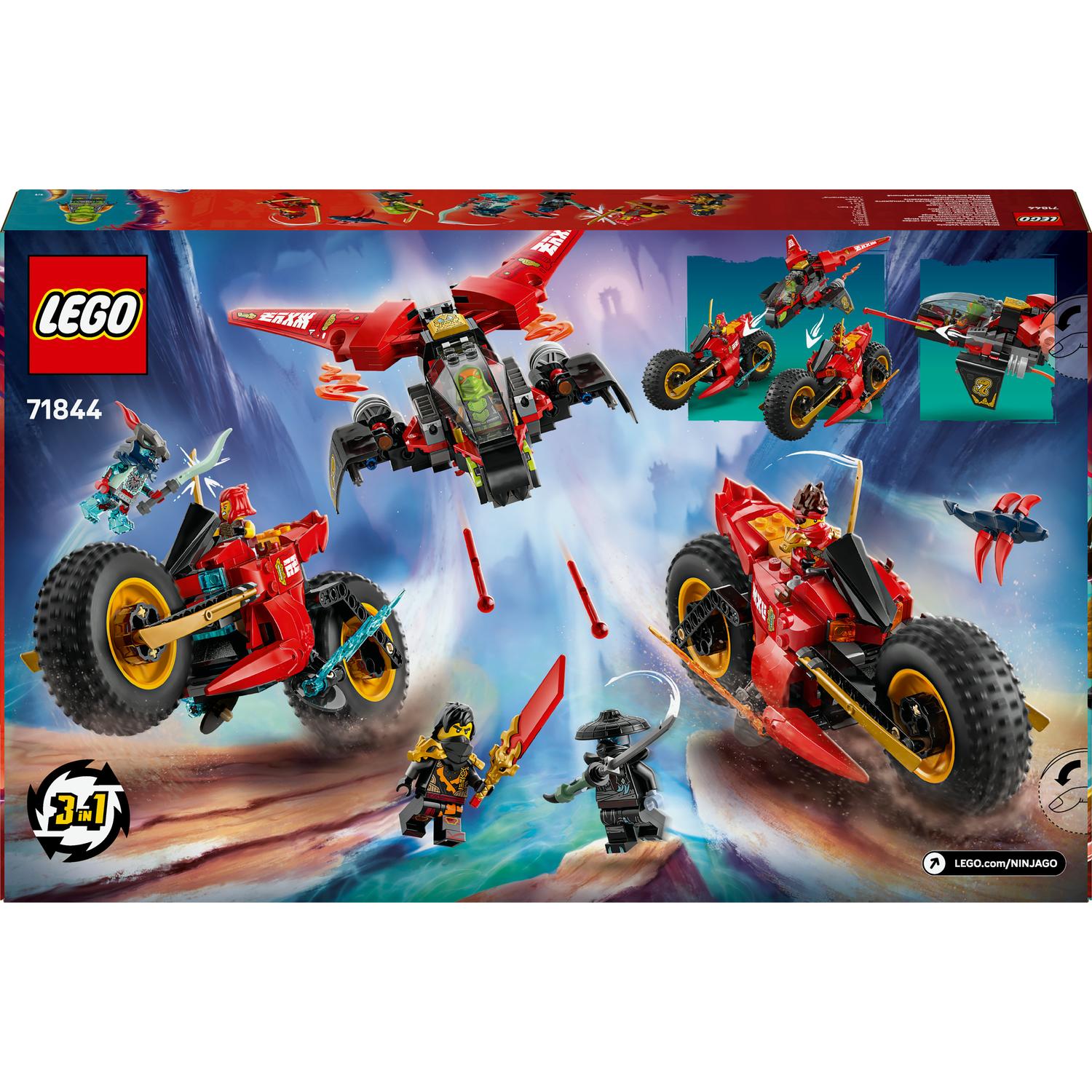 LEGO® NINJAGO® - Vehicul de lupta ninja 71844, 561 piese - eMAG.ro