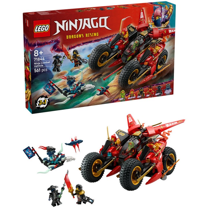 LEGO® NINJAGO® - Бойно превозно средство на нинджите 71844, 561 части