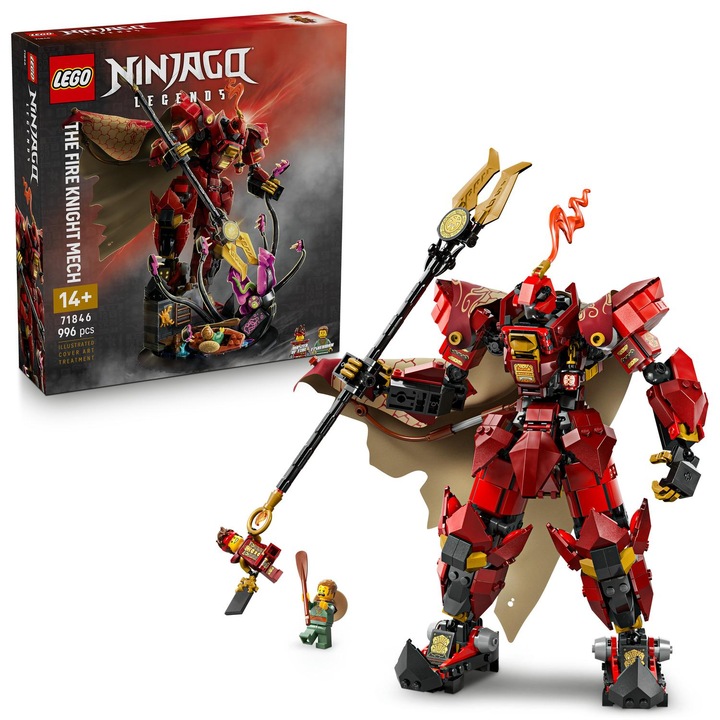 LEGO® NINJAGO® - Огненият рицар-робот 71846, 996 части