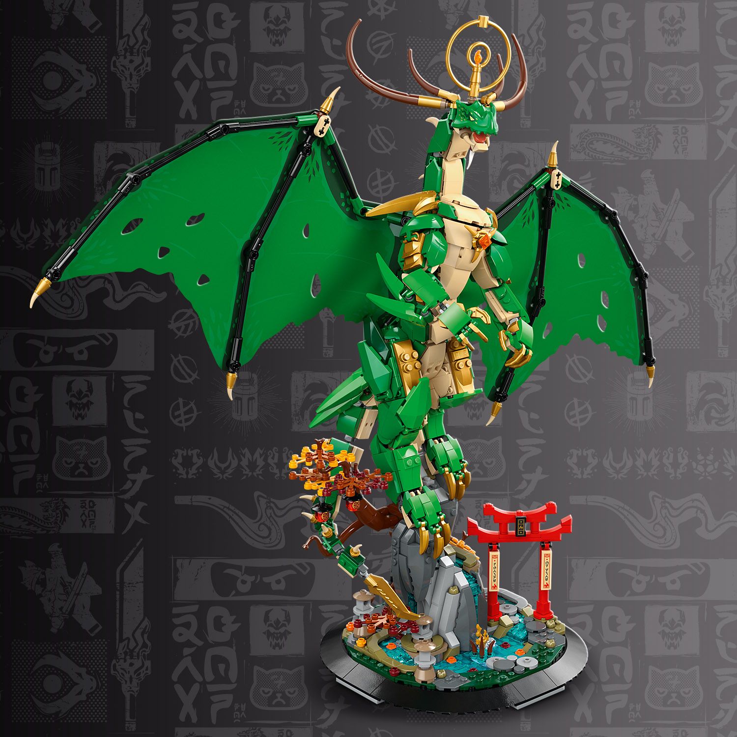LEGO® NINJAGO® - Dragonul gardian 71847, 1650 piese - eMAG.ro