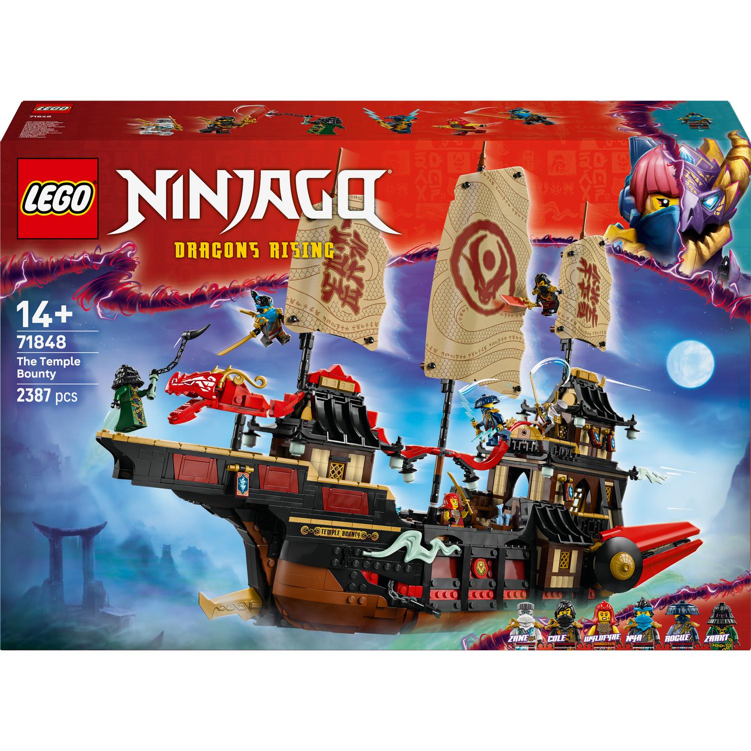 黒天の水将レィミーナ　RRR4枚セット LEGO® NINJAGO® - Nava Bounty a Templului 71848, 2387 piese - eMAG.ro