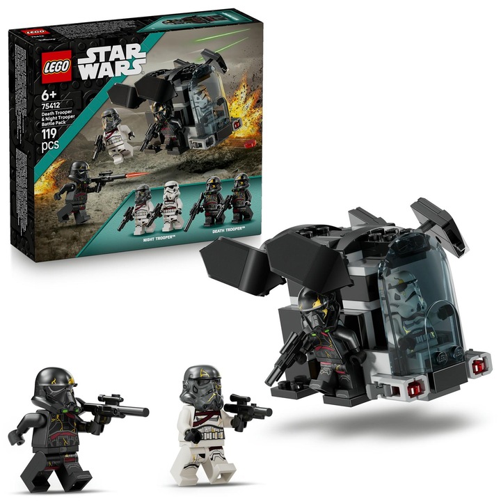 LEGO® Star Wars™ - Halálcsillag katona és Night Trooper harci csomag 75412, 119 db