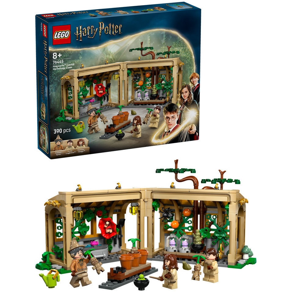 LEGO® Harry Potter™ - Castelul Hogwarts™: Lectia de ierbologie 76445, 390 piese