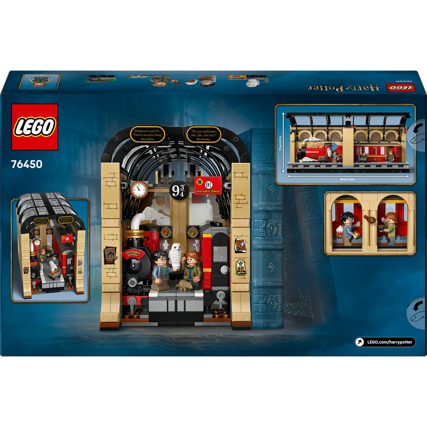 LEGO® Harry Potter™ - Coltul cu carti: Expresul Hogwarts™ 76450, 832 ...