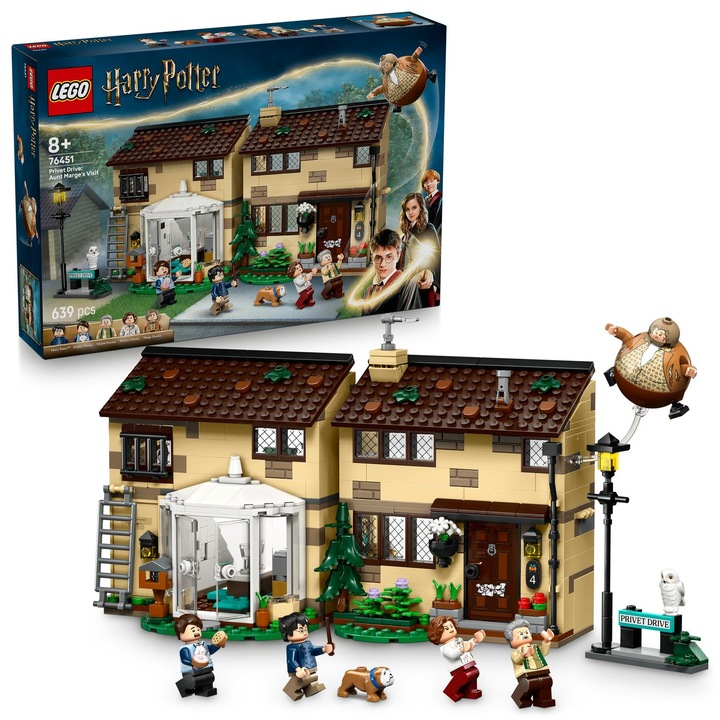LEGO® Harry Potter™ - Privet Drive: Посещението на леля Мардж 76451, 639 части