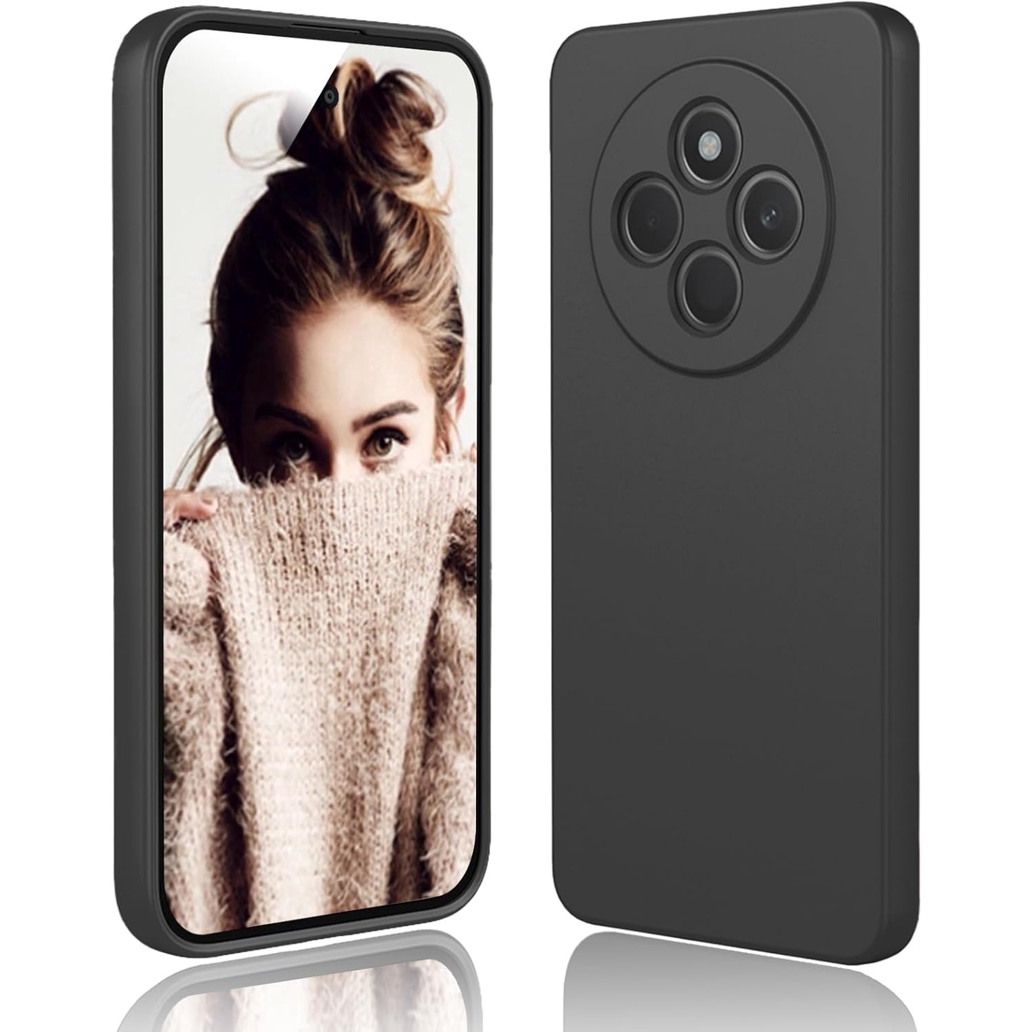 Husa Soft Touch, slim, ALC Mobile, anti soc, compatibila cu HONOR Magic 7 Lite, Negru Tpu