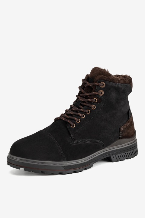 Ghete barbati Lasocki, 5903419364570, Piele nabuc, 43 EU, Negru