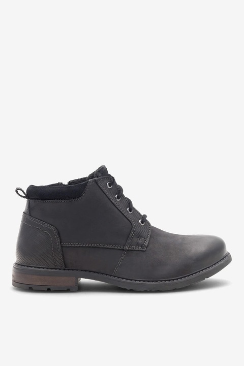 Ghete barbati Lasocki, 5905588031796, Piele naturala, Negru, Negru, 43